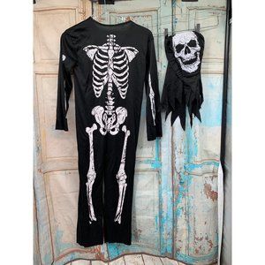 Skeleton Phantom  Child M 8/10 Costume